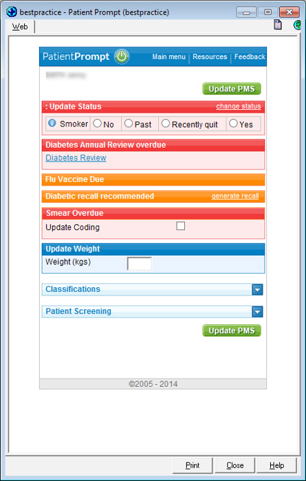 Patient Prompt